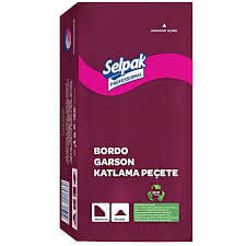 Selpak Professional Garson Katlama Pçt 40X40 Bordo 50'Li