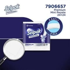 Selpak Professional Mini Peçete 24*24Cm 50'Li