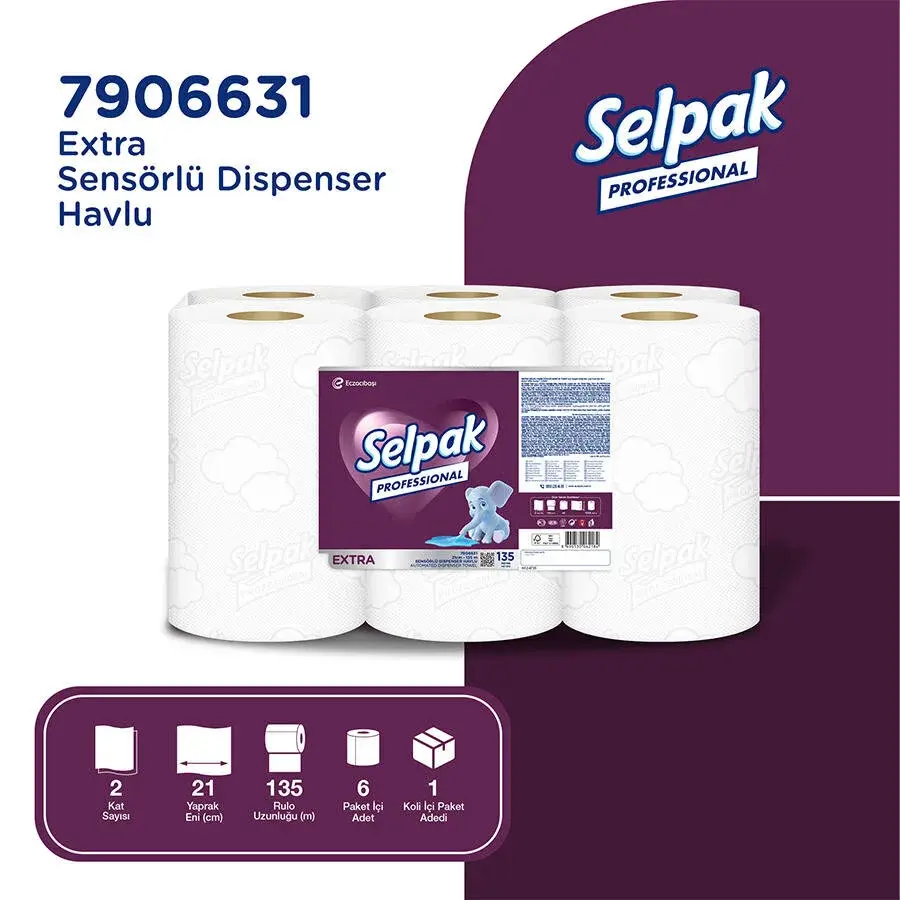 Selpak Professional Sensörlü Havlu 21 Cm - 135 Mt
