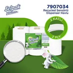 Selpak Pro. Recycled  Sensörlü Havlu 135 mt
