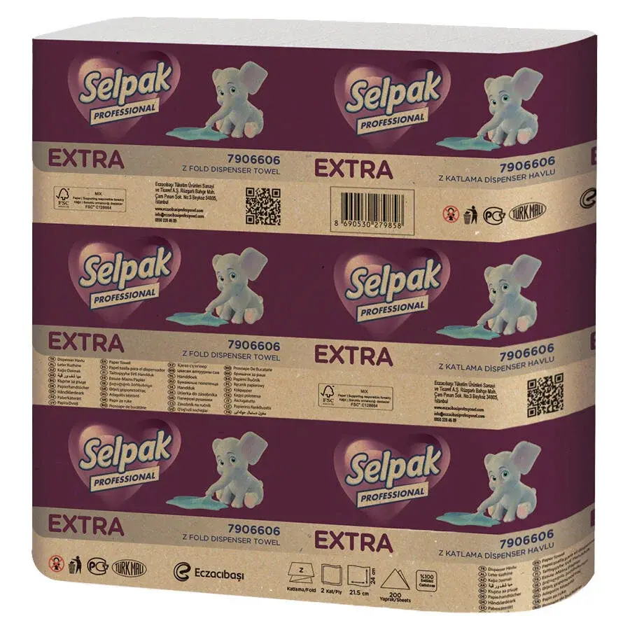 Selpak Professional Extra Z-Katlı Dispenser Havlu