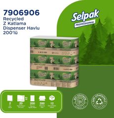 Selpak Pro. Recycled Z-Katlı Disp Havlu
